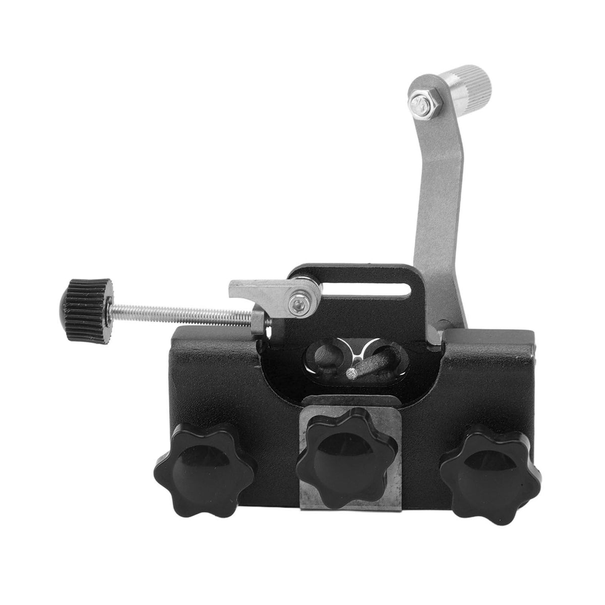 Chainsaw Sharpener Portable Lightweight Hand Crank Chain Sharpening Jig for Electric Saws Black