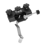 Chainsaw Sharpener Portable Lightweight Hand Crank Chain Sharpening Jig for Electric Saws Black