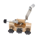 Chainsaw Sharpener Portable Lightweight Hand Crank Chain Sharpening Jig for Electric Saws Gold