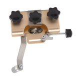 Chainsaw Sharpener Portable Lightweight Hand Crank Chain Sharpening Jig for Electric Saws Gold
