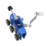 Chainsaw Sharpener Portable Lightweight Hand Crank Chain Sharpening Jig for Electric Saws Blue
