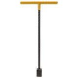 Steel Water Meter Key Wrench Multifunction T Handle Curb Key With 4 Way Utility Tool for Valves Faucets Yellow