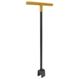 Steel Water Meter Key Wrench Multifunction T Handle Curb Key With 4 Way Utility Tool for Valves Faucets Yellow