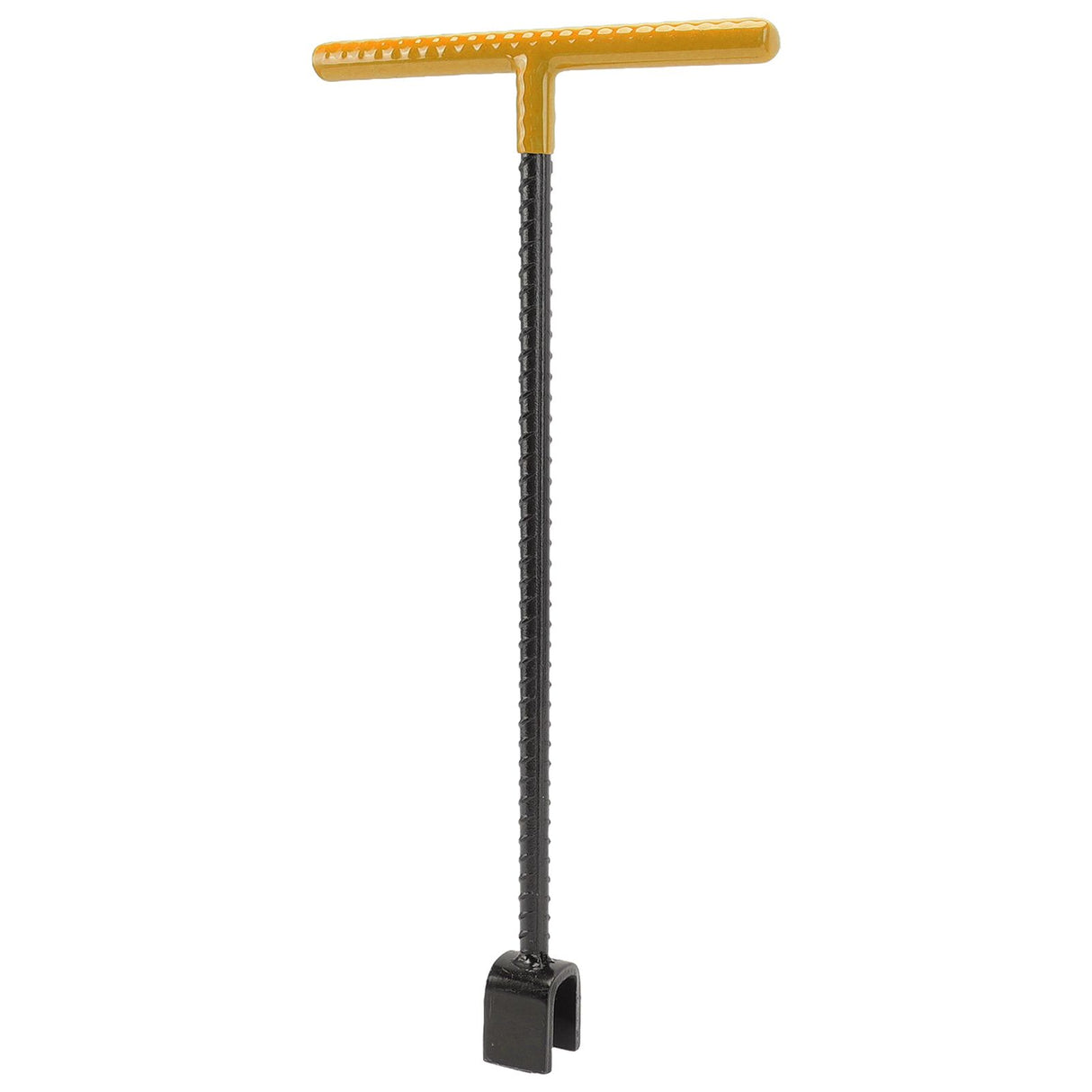 Steel Water Meter Key Wrench Multifunction T Handle Curb Key With 4 Way Utility Tool for Valves Faucets Yellow