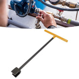Steel Water Meter Key Wrench Multifunction T Handle Curb Key With 4 Way Utility Tool for Valves Faucets Yellow