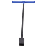 Steel Water Meter Key Wrench Multifunction T Handle Curb Key With 4 Way Utility Tool for Valves Faucets Blue