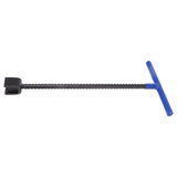 Steel Water Meter Key Wrench Multifunction T Handle Curb Key With 4 Way Utility Tool for Valves Faucets Blue