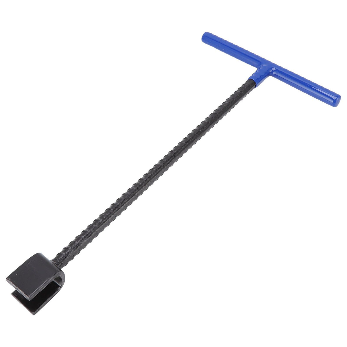 Steel Water Meter Key Wrench Multifunction T Handle Curb Key With 4 Way Utility Tool for Valves Faucets Blue