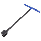 Steel Water Meter Key Wrench Multifunction T Handle Curb Key With 4 Way Utility Tool for Valves Faucets Blue