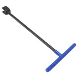 Steel Water Meter Key Wrench Multifunction T Handle Curb Key With 4 Way Utility Tool for Valves Faucets Blue