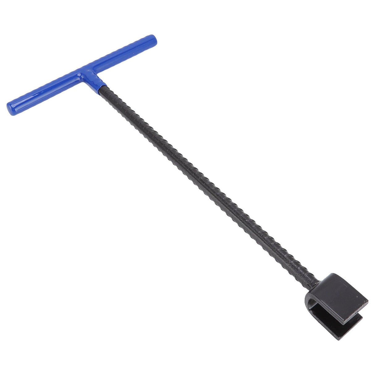 Steel Water Meter Key Wrench Multifunction T Handle Curb Key With 4 Way Utility Tool for Valves Faucets Blue
