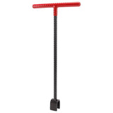 Steel Water Meter Key Wrench Multifunction T Handle Curb Key With 4 Way Utility Tool for Valves Faucets Red