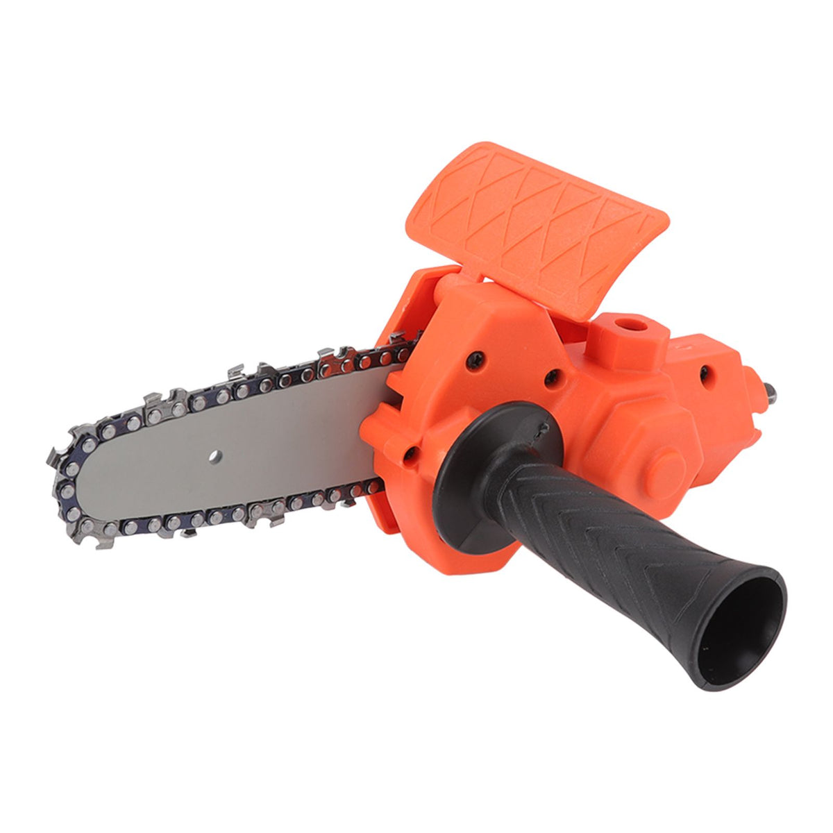 4in Mini Drill to Chain Saw Adapter Simple ABS Steel Portable Electric Chain Saw Converter Accessory for Electric Drill