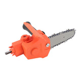4in Mini Drill to Chain Saw Adapter Simple ABS Steel Portable Electric Chain Saw Converter Accessory for Electric Drill - Top-Down View