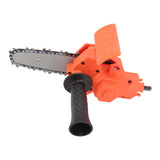 4in Mini Drill to Chain Saw Adapter Simple ABS Steel Portable Electric Chain Saw Converter Accessory for Electric Drill