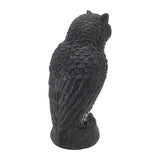 Owl Bird Deterrent Garden Plastic Red Eyes Owls to Keep Birds Away Fine Details Wear Resistant Owls to Keep Birds Away Cartoon Flaky Small Owl - 45-Degree Angle