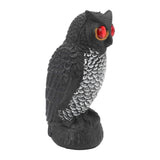 Owl Bird Deterrent Garden Plastic Red Eyes Owls to Keep Birds Away Fine Details Wear Resistant Owls to Keep Birds Away Cartoon Flaky Small Owl