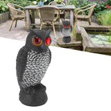Owl Bird Deterrent Garden Plastic Red Eyes Owls to Keep Birds Away Fine Details Wear Resistant Owls to Keep Birds Away Cartoon Flaky Small Owl