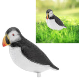 Seabird Figurine Lifelike Vivid Hand Carved Plastic Seabird Sculpture Outdoor Garden Patio Home Decoration
