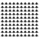 100pcs Drip Emitter 4mm Pressure Compensation Uniform Flowing PP Irrigation Watering Dripper Emitter for Large Terrain 4L Black