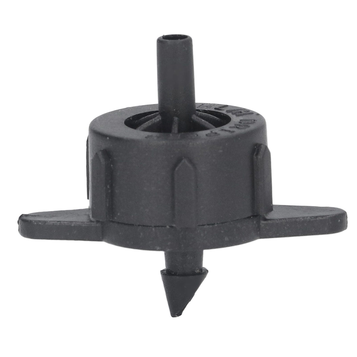 100pcs Drip Emitter 4mm Pressure Compensation Uniform Flowing PP Irrigation Watering Dripper Emitter for Large Terrain 4L Black
