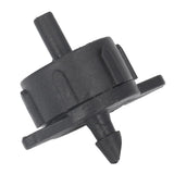 100pcs Drip Emitter 4mm Pressure Compensation Uniform Flowing PP Irrigation Watering Dripper Emitter for Large Terrain 4L Black - Extra Image