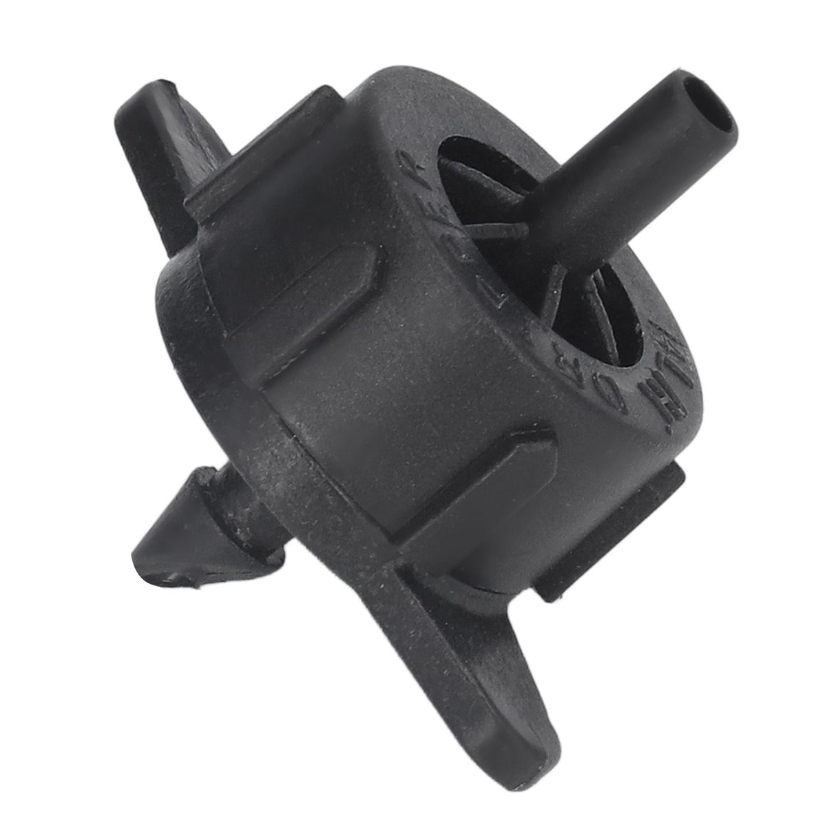 100pcs Drip Emitter 4mm Pressure Compensation Uniform Flowing PP Irrigation Watering Dripper Emitter for Large Terrain 4L Black