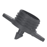 100pcs Drip Emitter 4mm Pressure Compensation Uniform Flowing PP Irrigation Watering Dripper Emitter for Large Terrain 4L Black