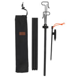 Camping Lantern Stand Multipurpose Lightweight Adjustable Height Collapasible Lantern Stand Pole for Camping Outdoor