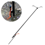 Camping Lantern Stand Multipurpose Lightweight Adjustable Height Collapasible Lantern Stand Pole for Camping Outdoor
