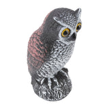 Owl Bird Deterrent Garden Plastic Owls to Keep Birds Away Waterproof Sunscreen Owl to Scare Birds Away Fake Owl for Birds