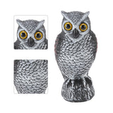 Owl Bird Deterrent Garden Plastic Owls to Keep Birds Away Waterproof Sunscreen Owl to Scare Birds Away Fake Owl for Birds