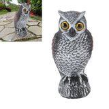 Owl Bird Deterrent Garden Plastic Owls to Keep Birds Away Waterproof Sunscreen Owl to Scare Birds Away Fake Owl for Birds