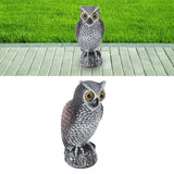 Owl Bird Deterrent Garden Plastic Owls to Keep Birds Away Waterproof Sunscreen Owl to Scare Birds Away Fake Owl for Birds