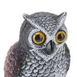 Owl Bird Deterrent Garden Plastic Owls to Keep Birds Away Waterproof Sunscreen Owl to Scare Birds Away Fake Owl for Birds