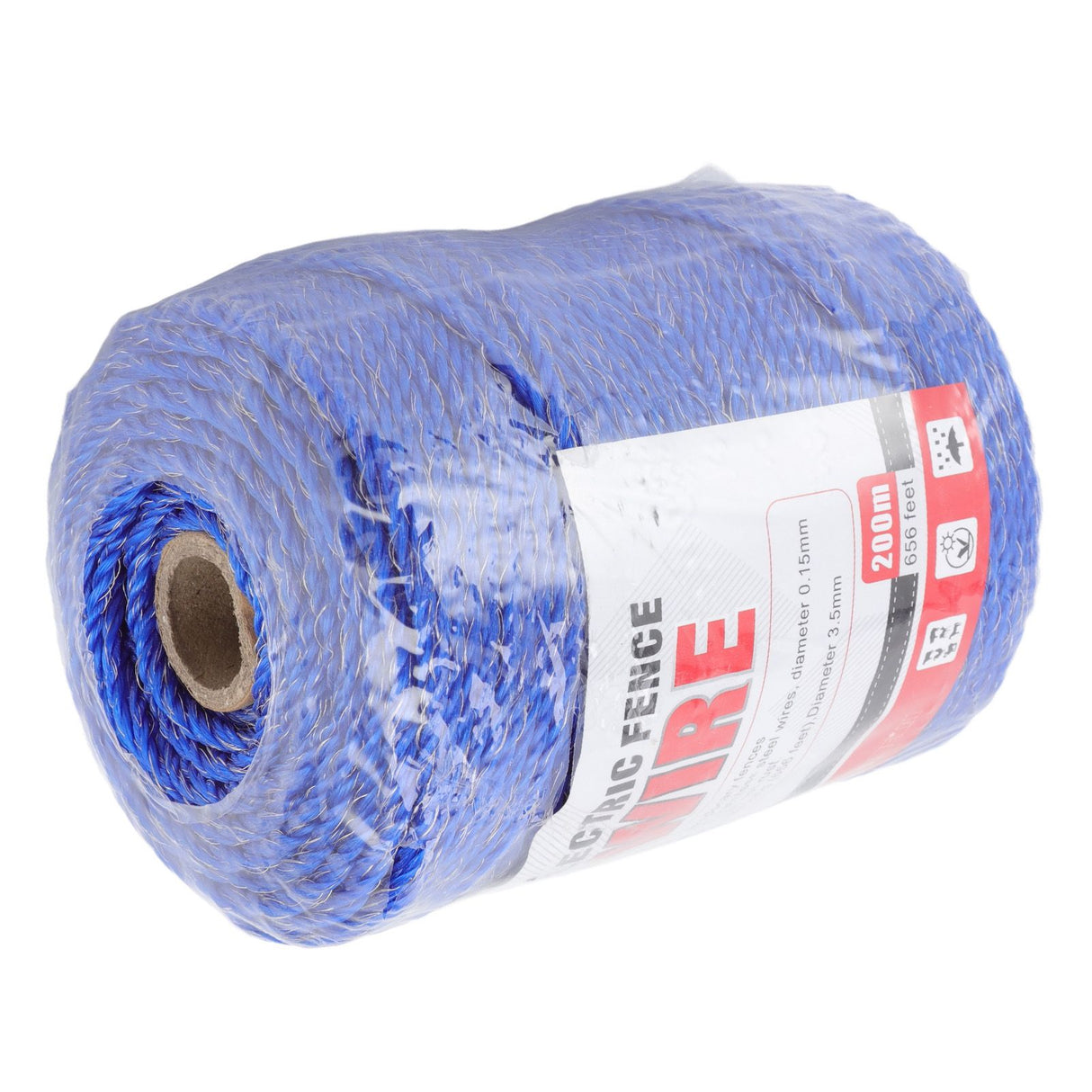 Electric Fence Polywire 6 Strand Stainless Steel 200M Poly Wire for Farm Protection MLD-040F