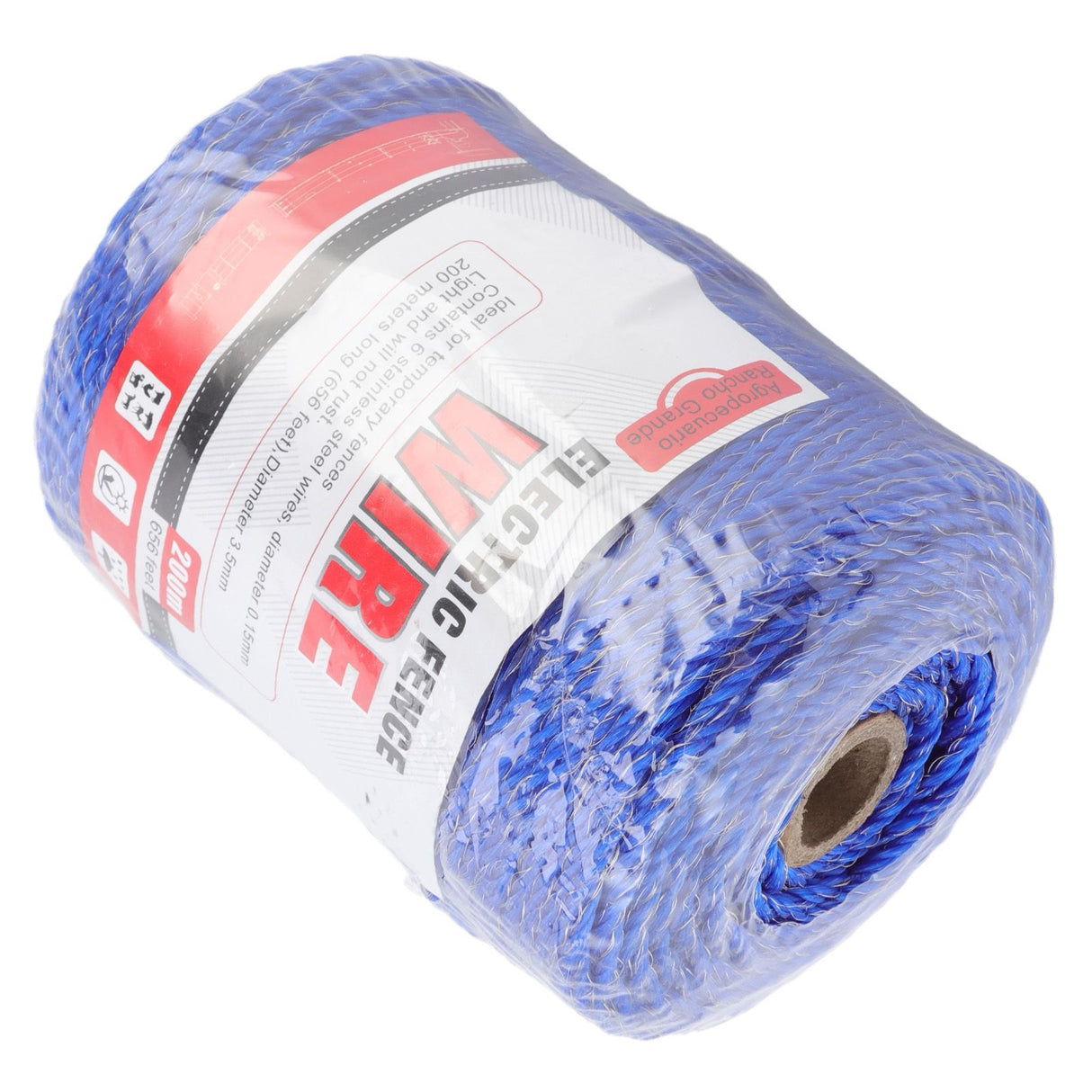 Electric Fence Polywire 6 Strand Stainless Steel 200M Poly Wire for Farm Protection MLD-040F