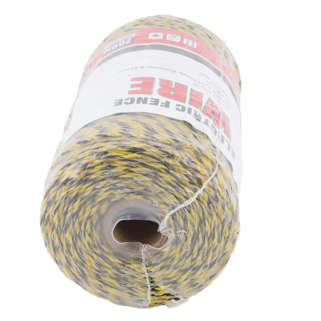 Electric Fence Polywire 6 Strand Stainless Steel 200M Poly Wire for Farm Protection MLD‑040C