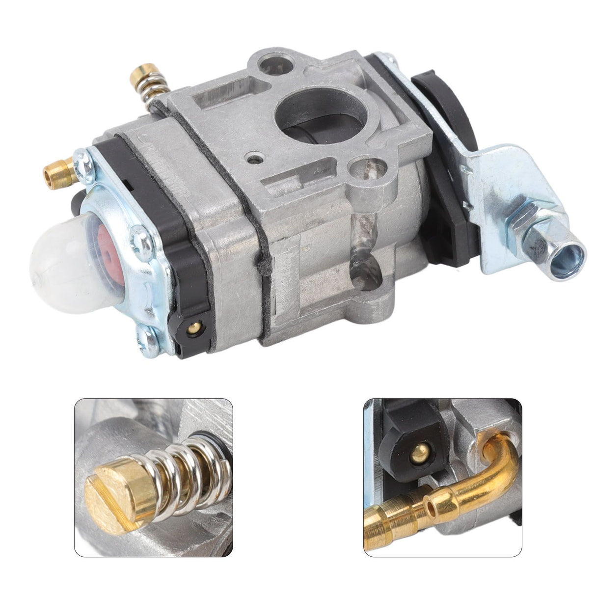 Carburetor Aluminum Alloy ABS Lawn Mover Parts Replacement Accessory for MP15 15mm 1E40 5 Engine 43cc 52cc Brush Cutter