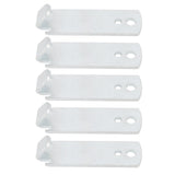 5Pcs Fence Wire Twist Tool for T Post Clips Steel Barb Fencing Agricultural Repair Hardware - Top-Down View