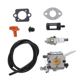 Trimmer Carburetor Replacement 4126 120 0600 Fuel Line Spark Plug and Filter Set for Stihl