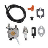 Trimmer Carburetor Replacement 4126 120 0600 Fuel Line Spark Plug and Filter Set for Stihl