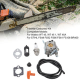 Trimmer Carburetor Replacement 4126 120 0600 Fuel Line Spark Plug and Filter Set for Stihl - Extra Image