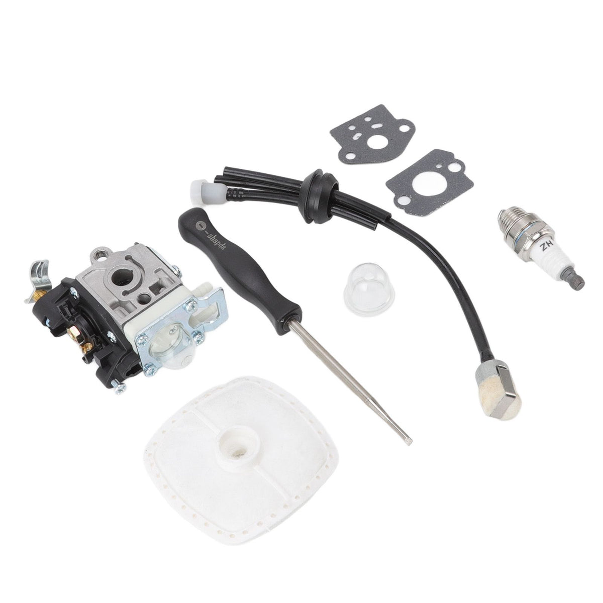 Leaf Blower Carburetor Kit Gasket Primer Bulb Cover Fuel Line Assembly Filter A021003660 for PB 250