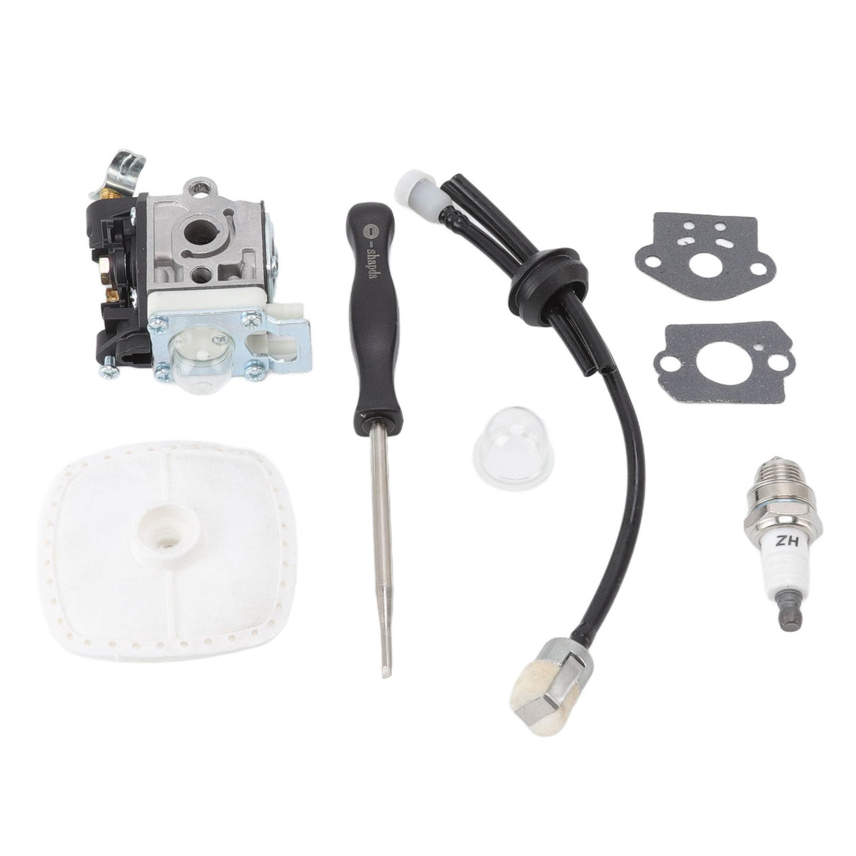 Leaf Blower Carburetor Kit Gasket Primer Bulb Cover Fuel Line Assembly Filter A021003660 for PB 250