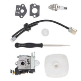 Leaf Blower Carburetor Kit Gasket Primer Bulb Cover Fuel Line Assembly Filter A021003660 for PB 250