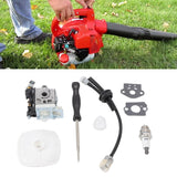 Leaf Blower Carburetor Kit Gasket Primer Bulb Cover Fuel Line Assembly Filter A021003660 for PB 250