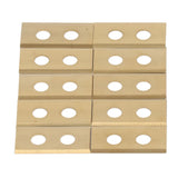 30PCS Lawn Mower Endurance Blade Set Stainless Steel Titanium Blades for Worx Landroid Robotic Lawn Mower - 45-Degree Angle