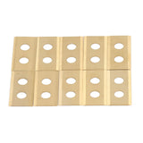 30PCS Lawn Mower Endurance Blade Set Stainless Steel Titanium Blades for Worx Landroid Robotic Lawn Mower