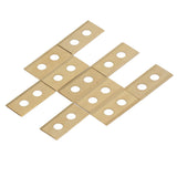 30PCS Lawn Mower Endurance Blade Set Stainless Steel Titanium Blades for Worx Landroid Robotic Lawn Mower